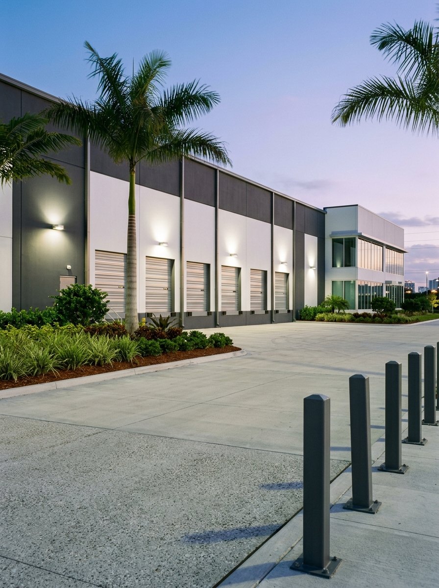 Industrial flex property exterior