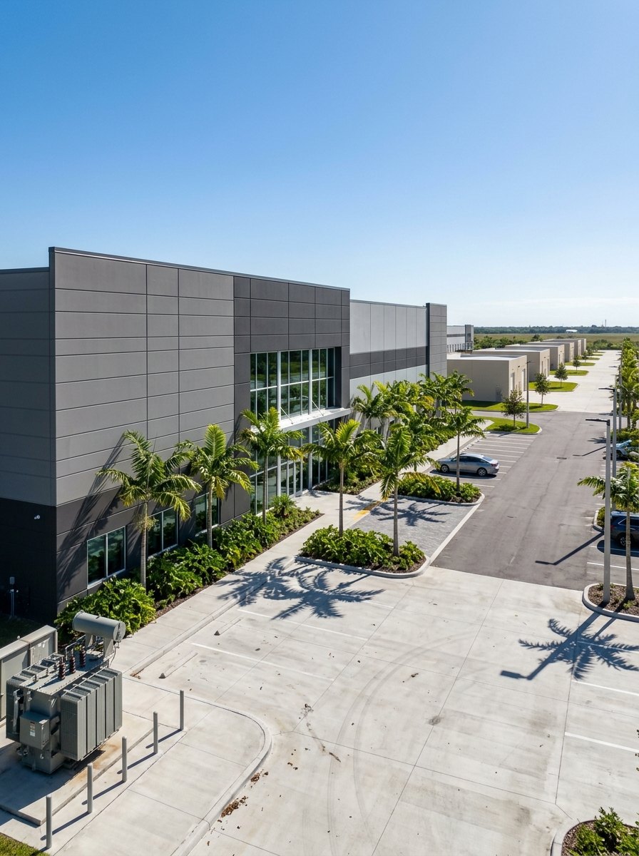 Industrial flex property exterior